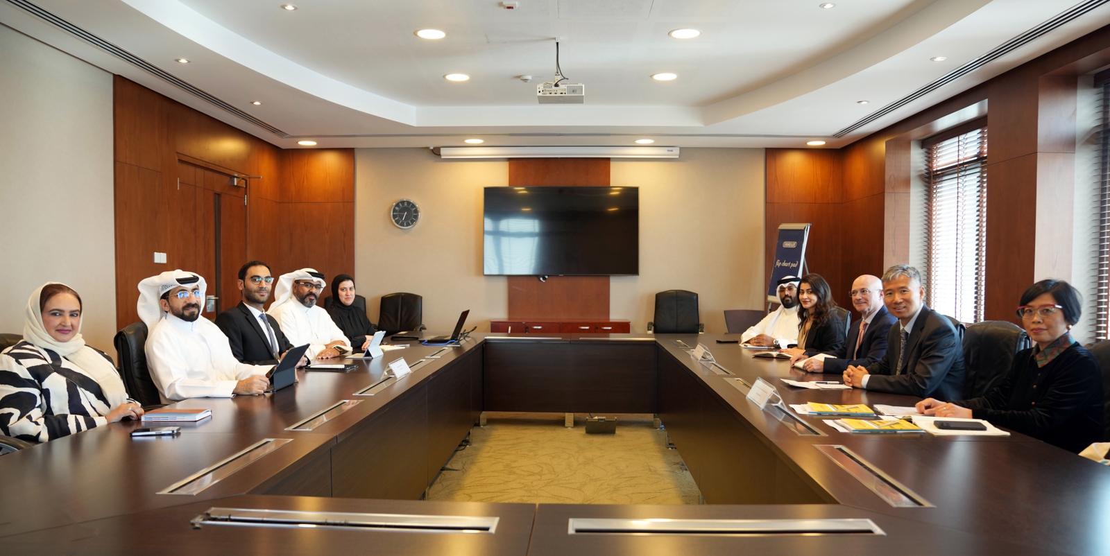 الوكيل المساعد للطرق يستقبل الرئيس التنفيذي لمركز التعاون متعدد الاطراف لتمويل التنمية